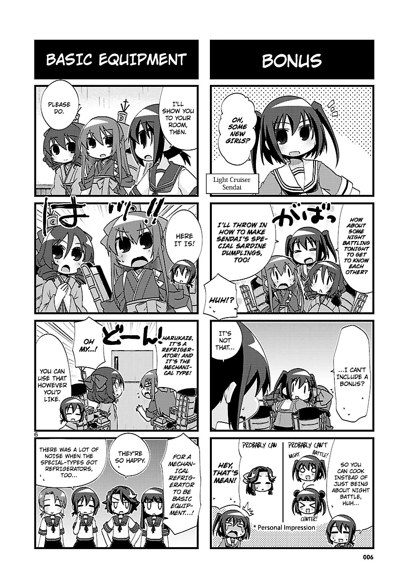 Kantai Collection - Kankore - 4-Koma Comic - Fubuki, Ganbarimasu! Chapter 139 #6