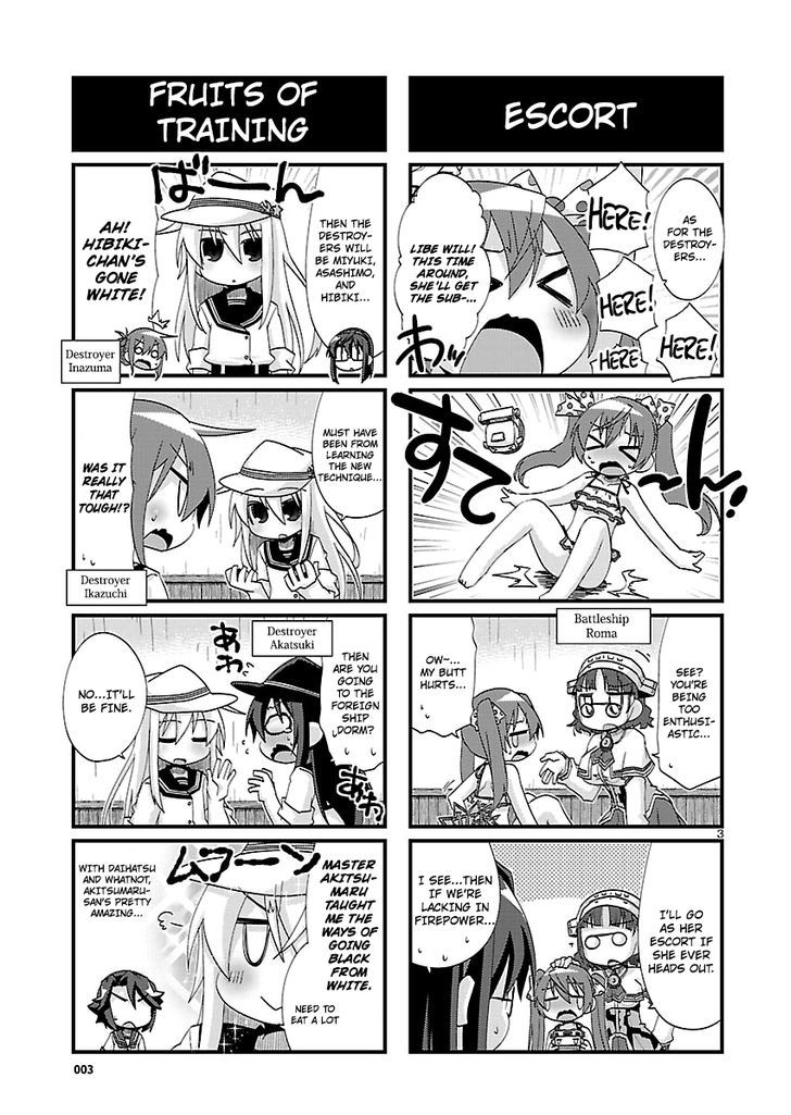 Kantai Collection - Kankore - 4-Koma Comic - Fubuki, Ganbarimasu! Chapter 136 #3