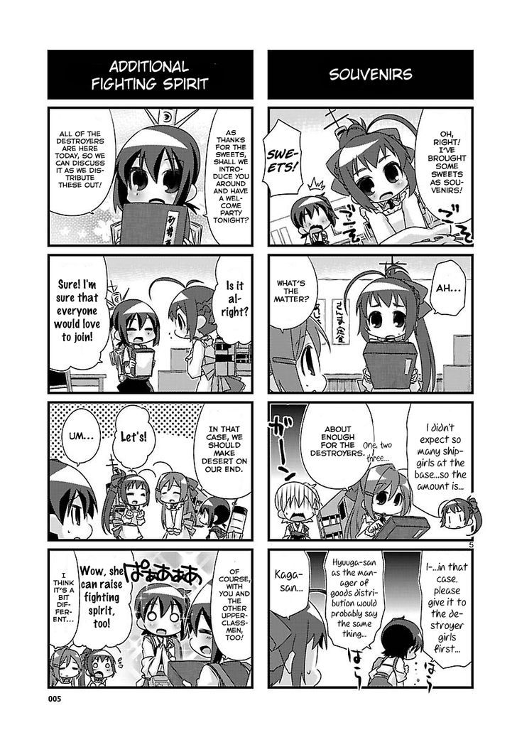 Kantai Collection - Kankore - 4-Koma Comic - Fubuki, Ganbarimasu! Chapter 66 #5