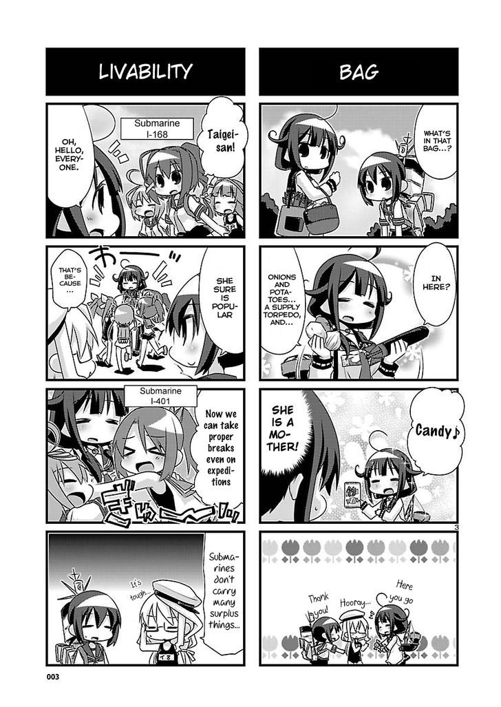 Kantai Collection - Kankore - 4-Koma Comic - Fubuki, Ganbarimasu! Chapter 63 #3