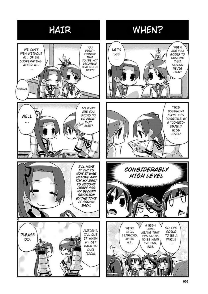 Kantai Collection - Kankore - 4-Koma Comic - Fubuki, Ganbarimasu! Chapter 46 #6