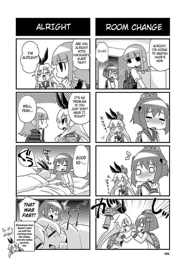 Kantai Collection - Kankore - 4-Koma Comic - Fubuki, Ganbarimasu! Chapter 42 #6