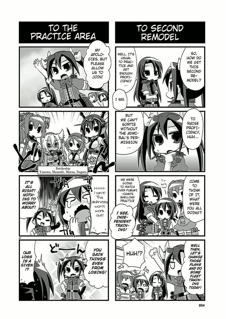 Kantai Collection - Kankore - 4-Koma Comic - Fubuki, Ganbarimasu! Chapter 39 #4