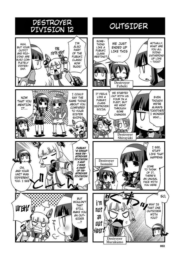 Kantai Collection - Kankore - 4-Koma Comic - Fubuki, Ganbarimasu! Chapter 37 #2