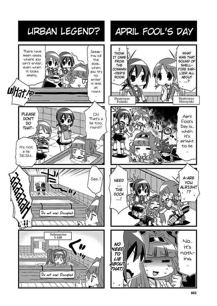 Kantai Collection - Kankore - 4-Koma Comic - Fubuki, Ganbarimasu! Chapter 34 #2