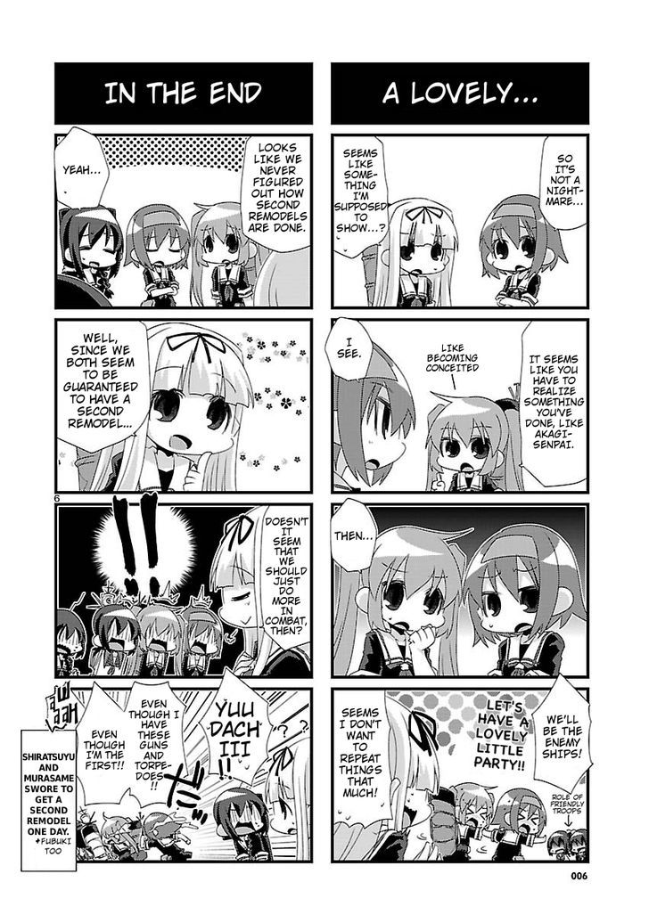 Kantai Collection - Kankore - 4-Koma Comic - Fubuki, Ganbarimasu! Chapter 17 #6