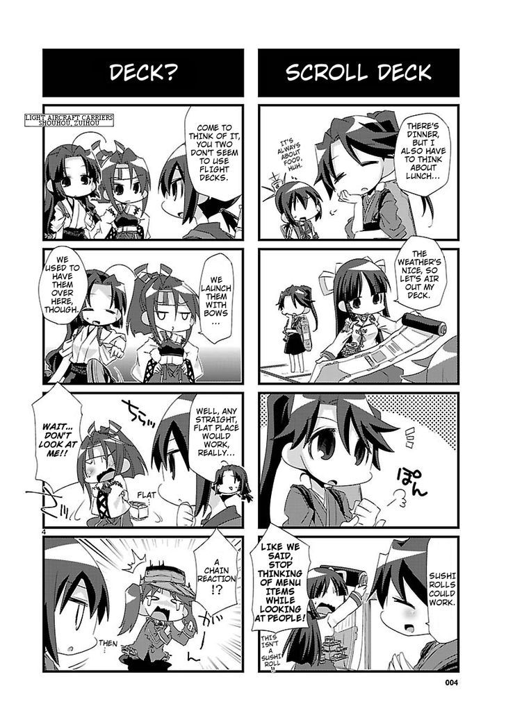 Kantai Collection - Kankore - 4-Koma Comic - Fubuki, Ganbarimasu! Chapter 16 #4