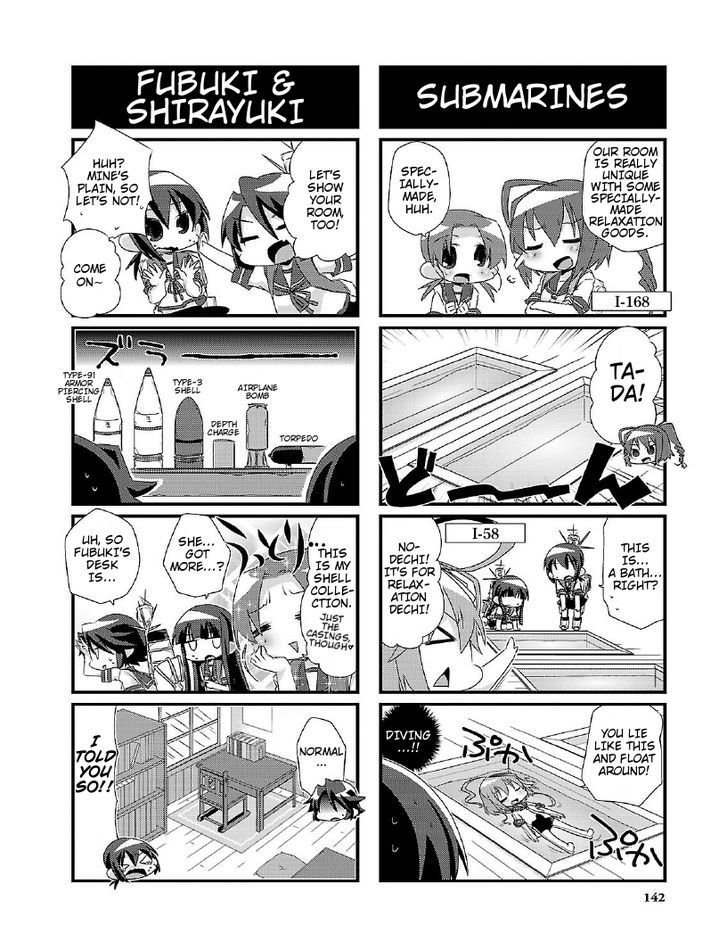 Kantai Collection - Kankore - 4-Koma Comic - Fubuki, Ganbarimasu! Chapter 14.5 #6
