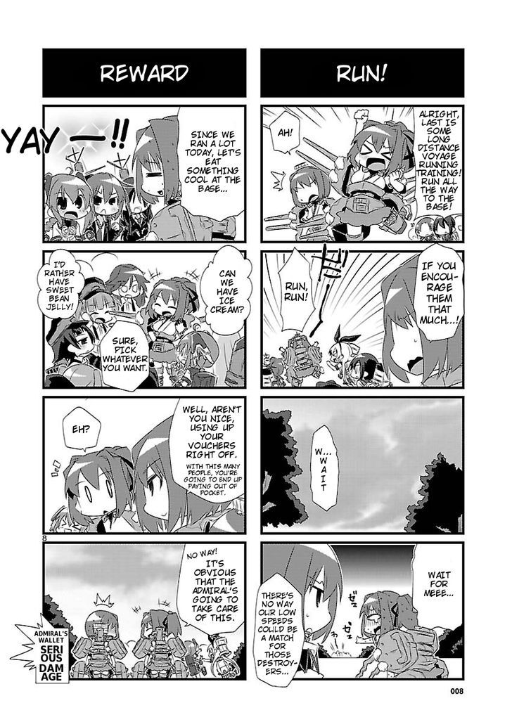 Kantai Collection - Kankore - 4-Koma Comic - Fubuki, Ganbarimasu! Chapter 6 #8