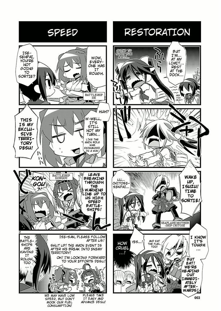 Kantai Collection - Kankore - 4-Koma Comic - Fubuki, Ganbarimasu! Chapter 4 #2