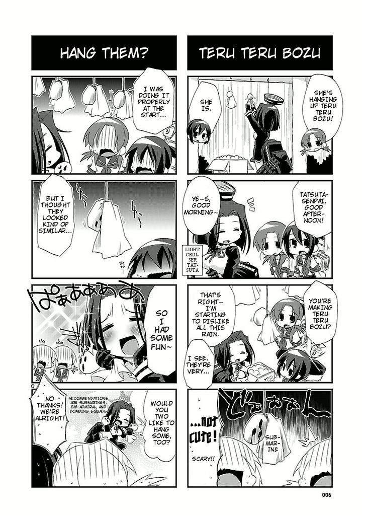 Kantai Collection - Kankore - 4-Koma Comic - Fubuki, Ganbarimasu! Chapter 3 #6