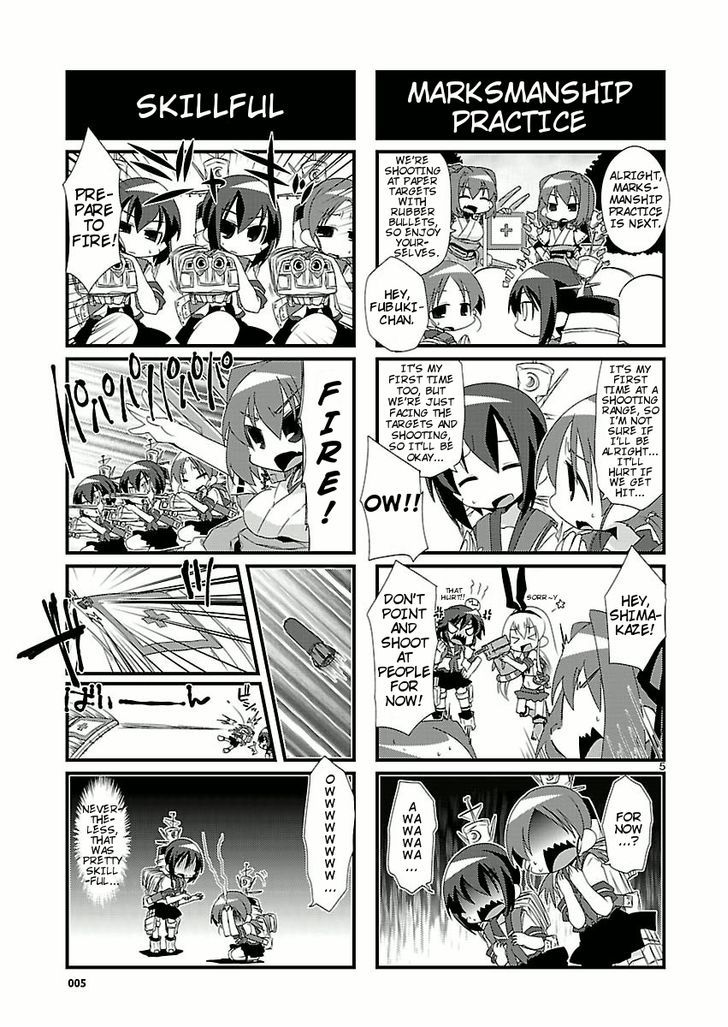 Kantai Collection - Kankore - 4-Koma Comic - Fubuki, Ganbarimasu! Chapter 2 #5