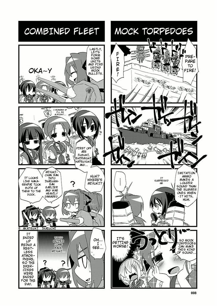 Kantai Collection - Kankore - 4-Koma Comic - Fubuki, Ganbarimasu! Chapter 2 #8