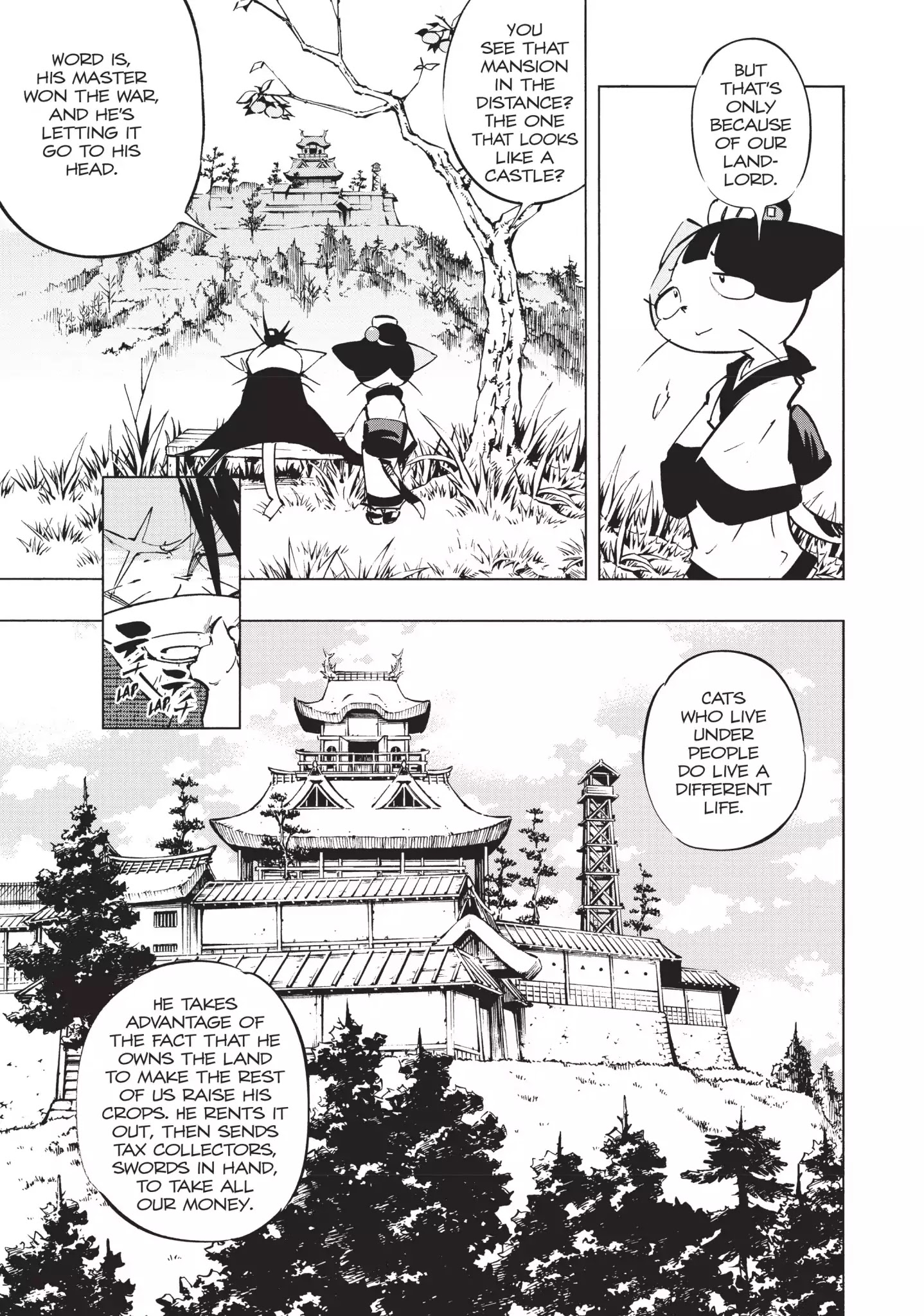 Nekogahara: Stray Cat Samurai Chapter 1 #10