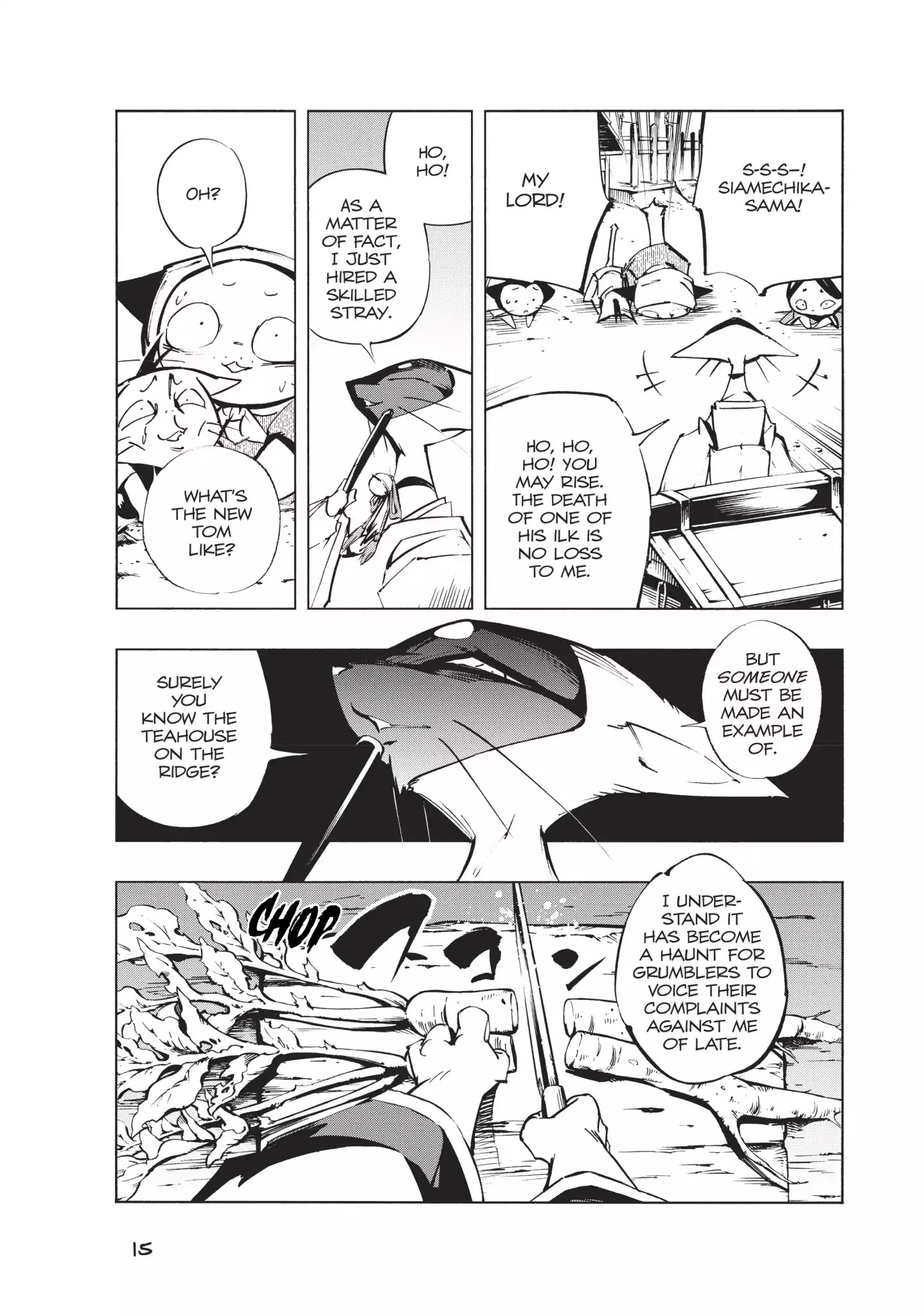 Nekogahara: Stray Cat Samurai Chapter 1 #14