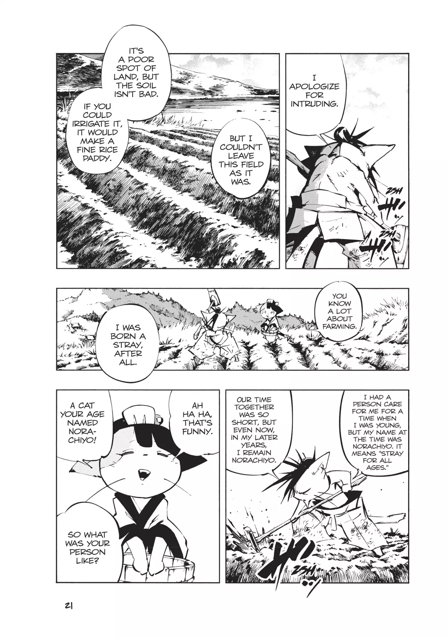 Nekogahara: Stray Cat Samurai Chapter 1 #19
