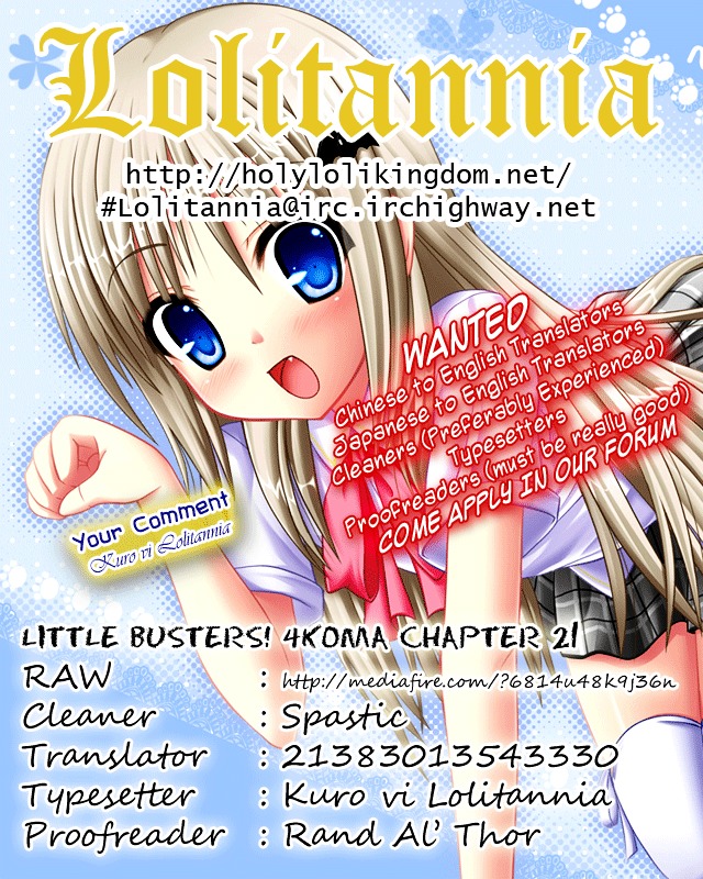 Little Busters! The 4-Koma Chapter 21 #1