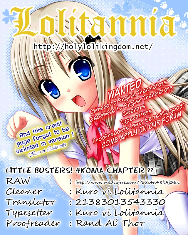 Little Busters! The 4-Koma Chapter 20 #1
