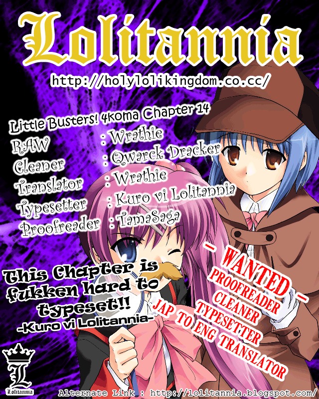 Little Busters! The 4-Koma Chapter 14 #1