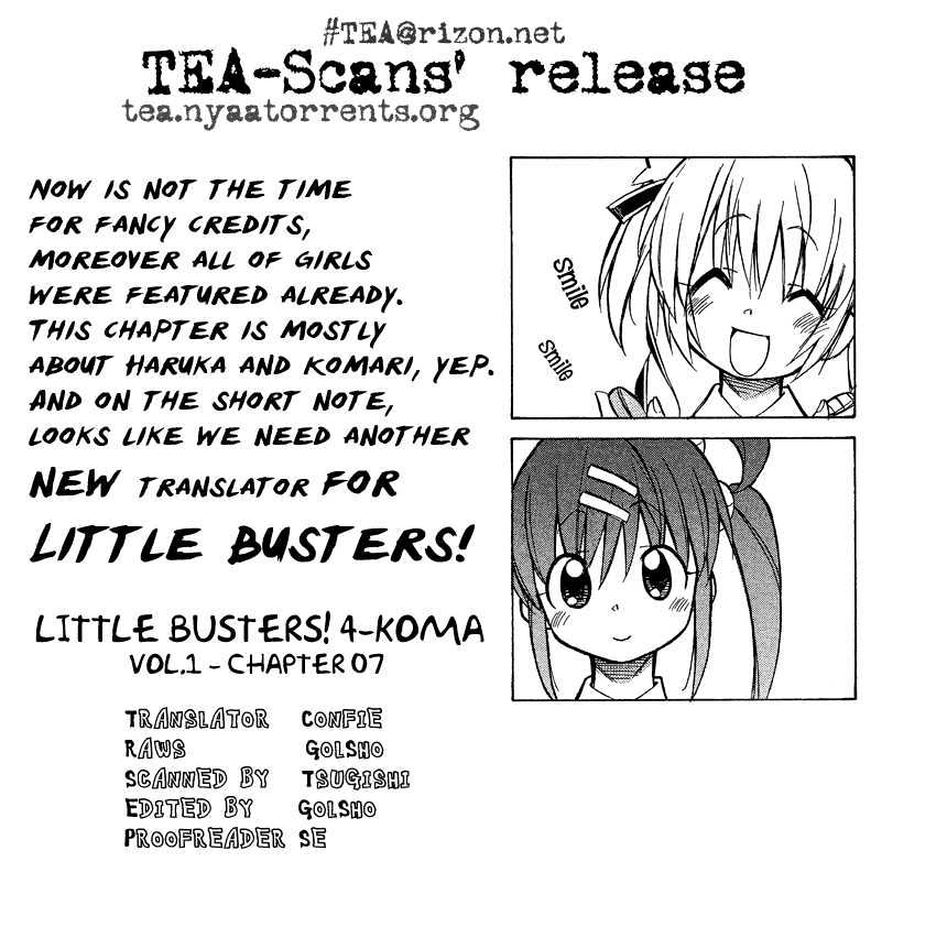 Little Busters! The 4-Koma Chapter 7 #1