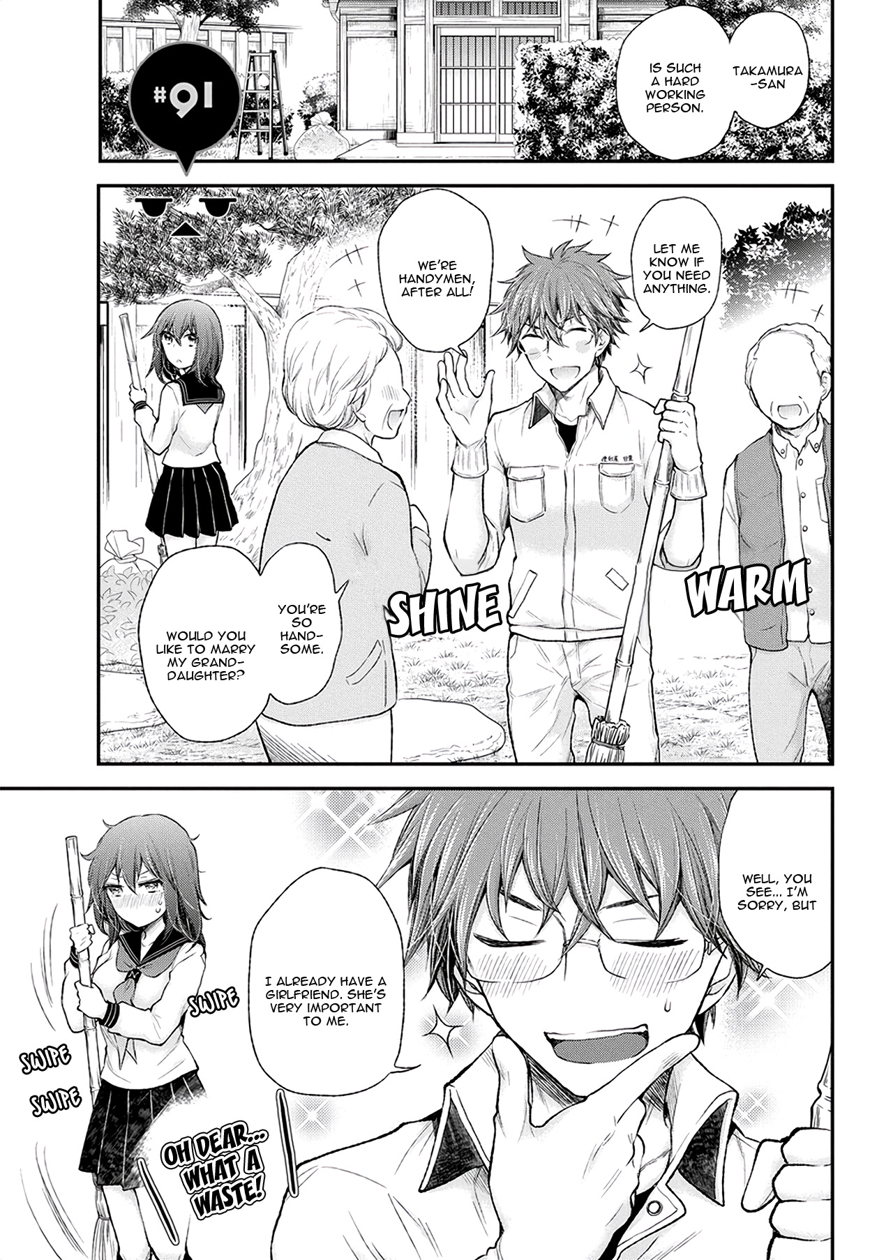 Henjo - Hen Na Jyoshi Kousei Amaguri Senko Chapter 91 #3