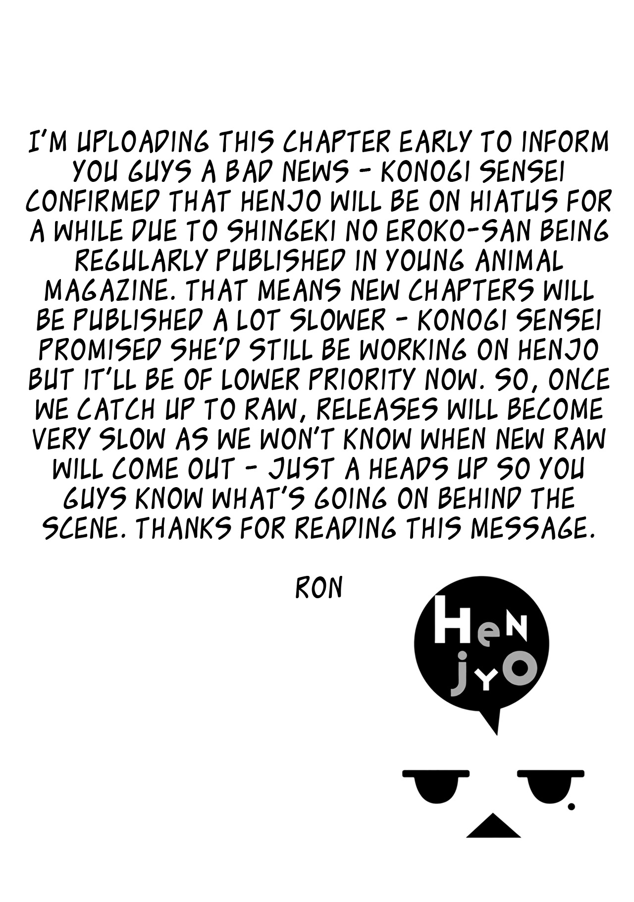 Henjo - Hen Na Jyoshi Kousei Amaguri Senko Chapter 71 #23