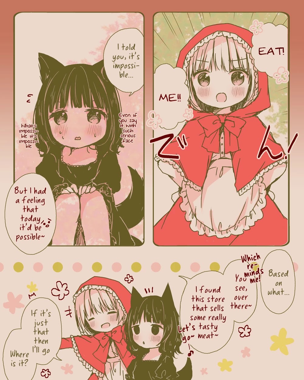 Daring Little Red Riding Hood And Herbivorous Wolf-Chan Chapter 1 #4