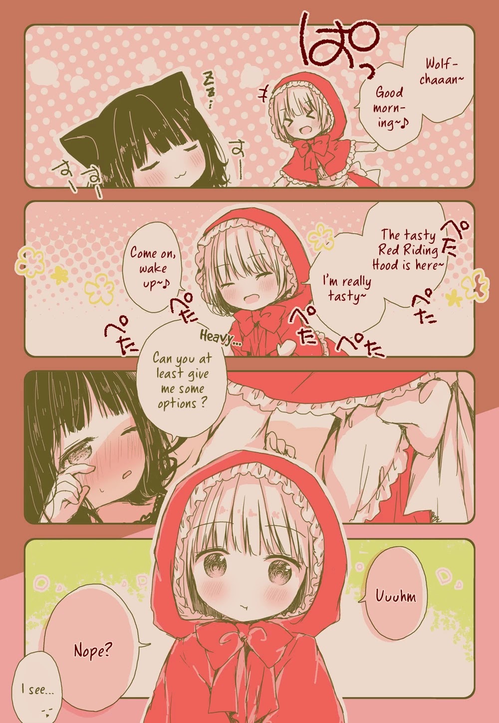 Daring Little Red Riding Hood And Herbivorous Wolf-Chan Chapter 1 #5