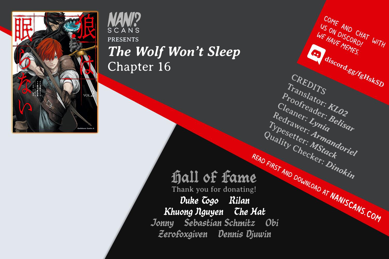The Wolf Won't Sleep Chapter 16 #1