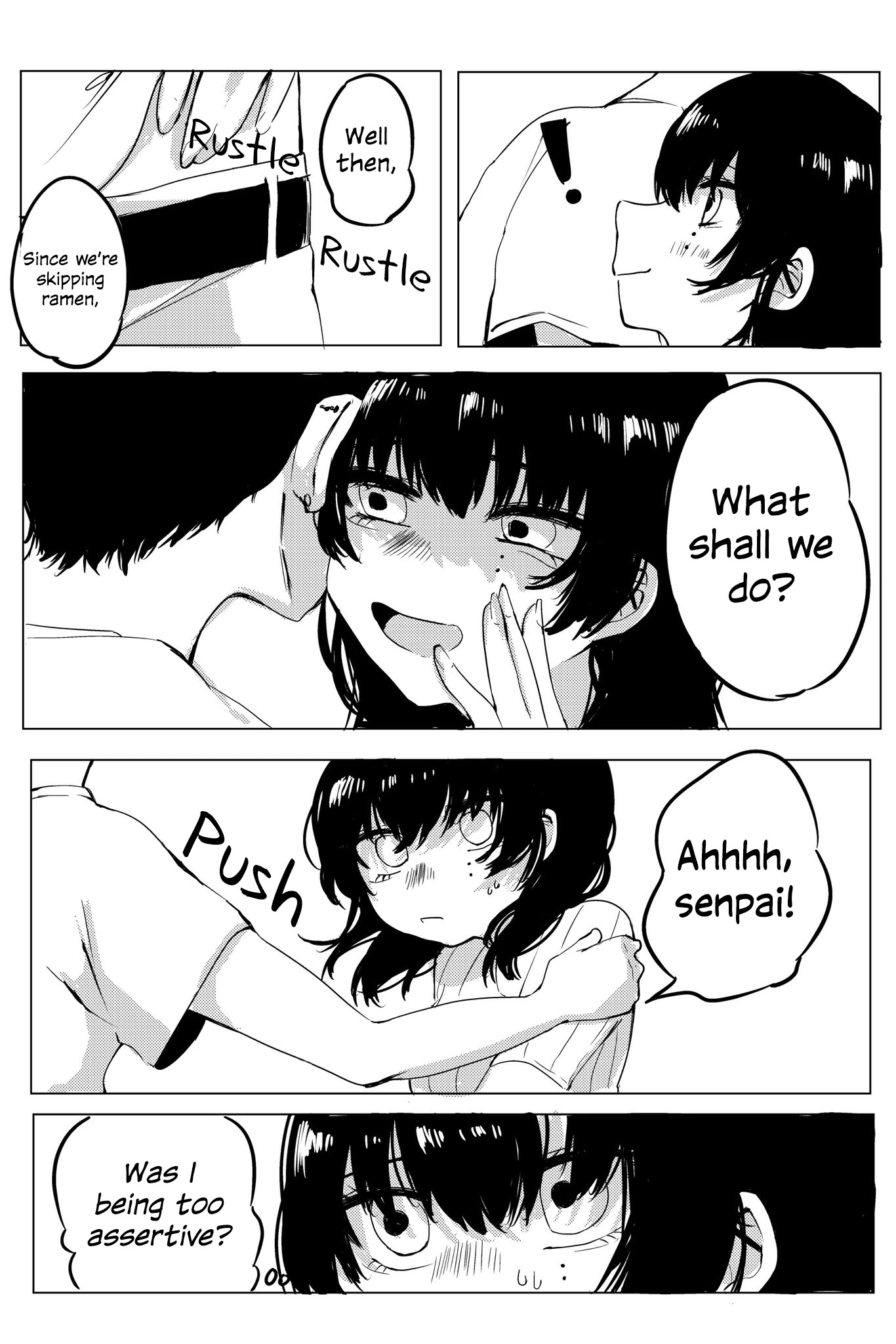 My Black Haired Senpai Wants To Mess With Me But... Chapter 2 #3