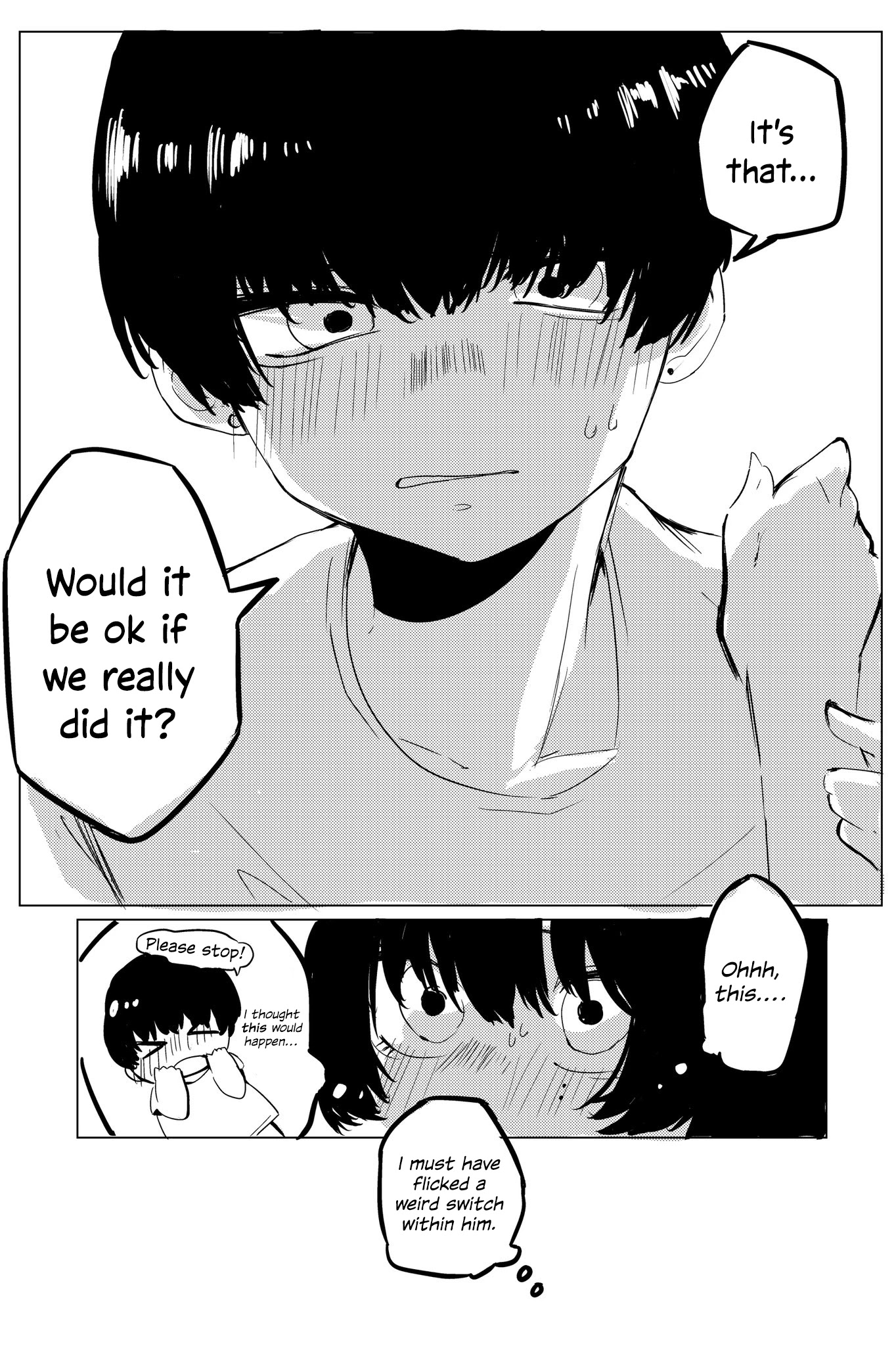 My Black Haired Senpai Wants To Mess With Me But... Chapter 2 #4
