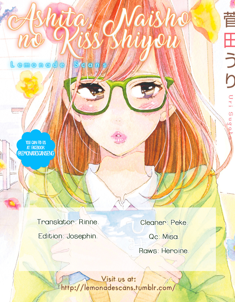 Ashita, Naisho No Kiss Shiyou Chapter 4 #2