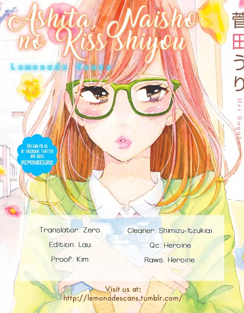 Ashita, Naisho No Kiss Shiyou Chapter 1 #1