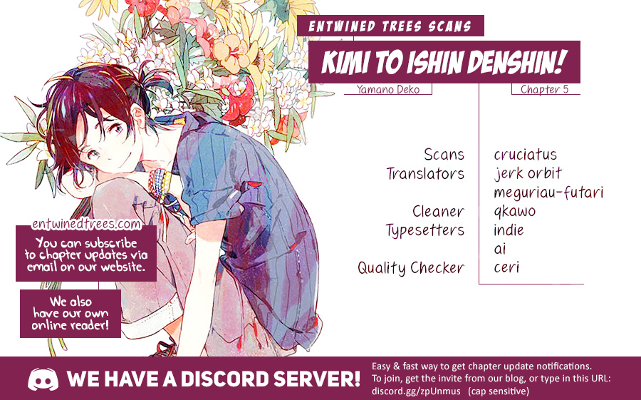 Kimi To Ishin Denshin! Chapter 5 #19