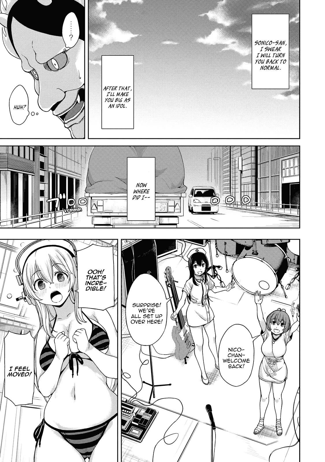 Inconvenient Daily Life Of The Super Sonico Chapter 4 #12