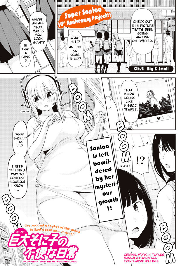 Inconvenient Daily Life Of The Super Sonico Chapter 2 #1
