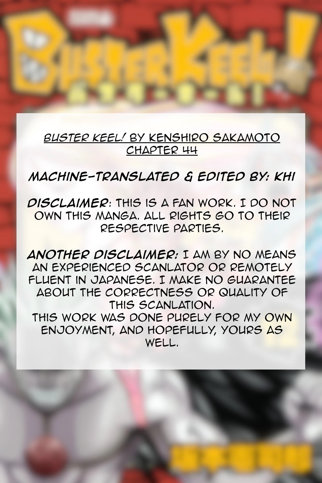 Buster Keel! Chapter 44 #2