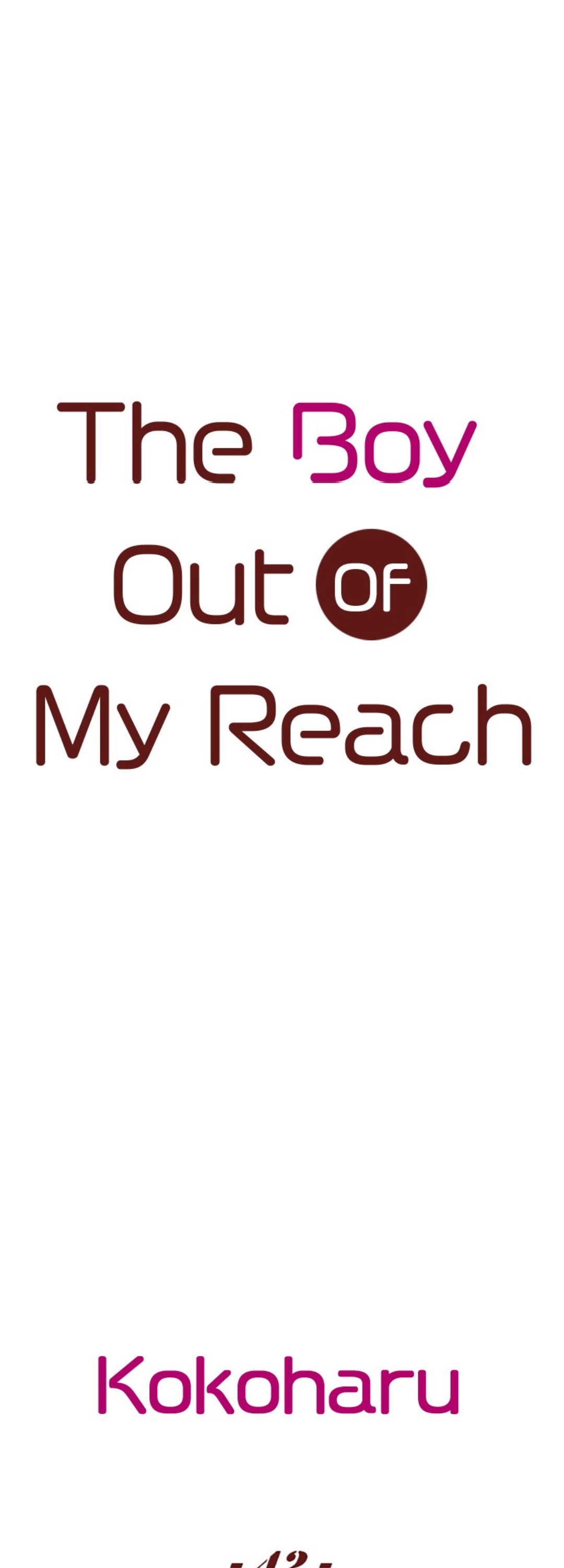 The Boy Out Of My Reach Chapter 42 #1
