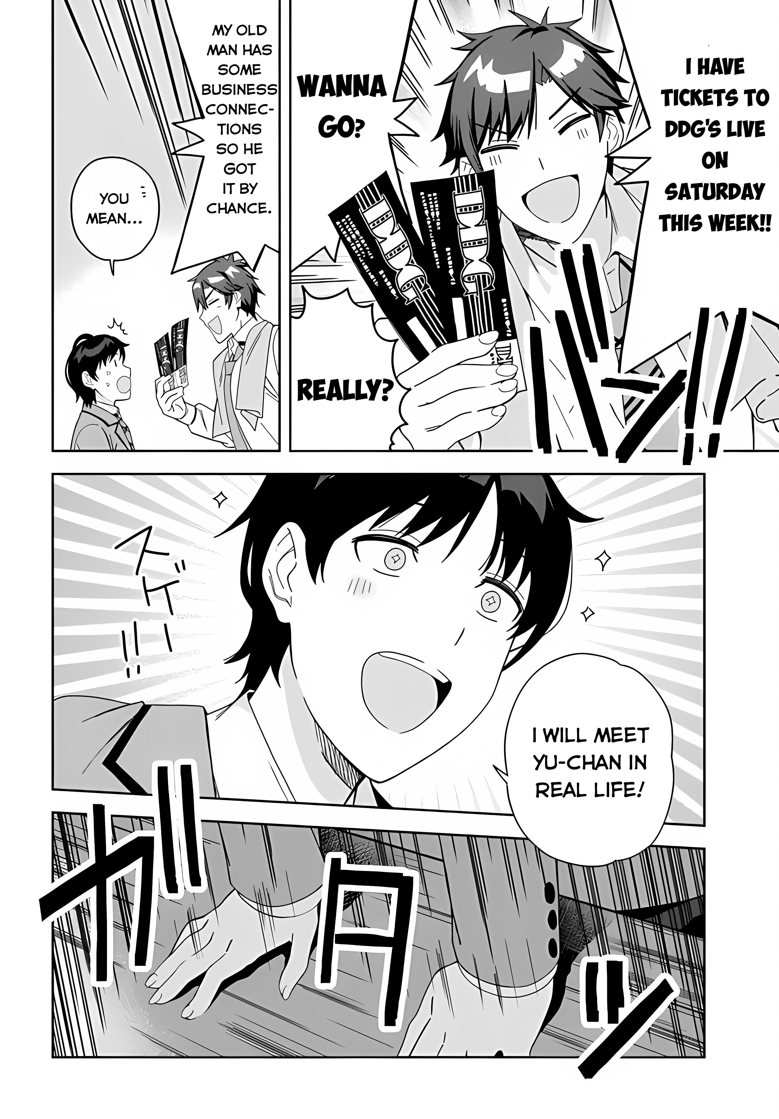 Classmate No Moto Idol Ga, Tonikaku Kyodou Fushin Nan Desu Chapter 1 #37