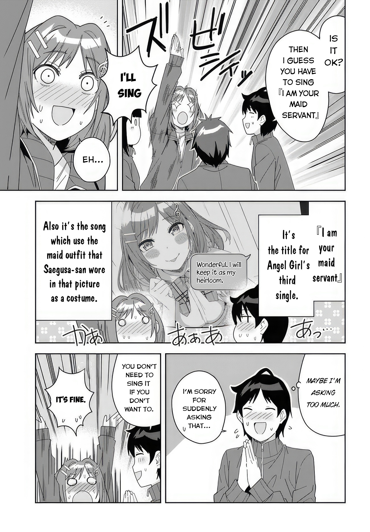 Classmate No Moto Idol Ga, Tonikaku Kyodou Fushin Nan Desu Chapter 4 #29