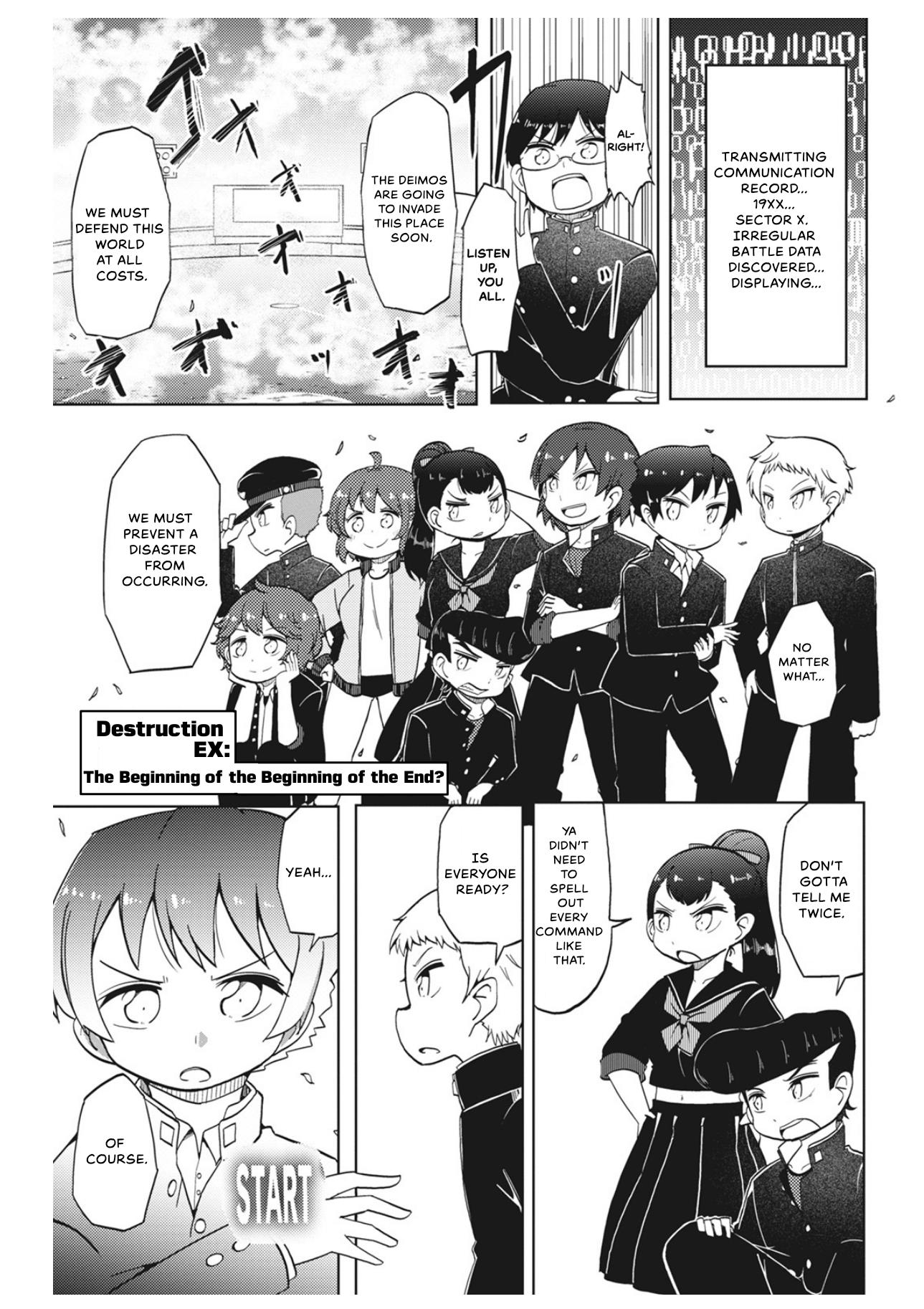 4-Panel 13 Sentinels: Aegis Rim This Is Sector X Chapter 10.5 #1