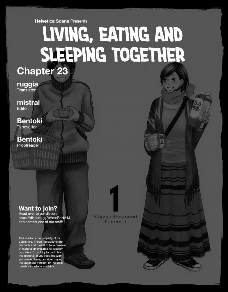Living, Eating And Sleeping Together Chapter 23 #1