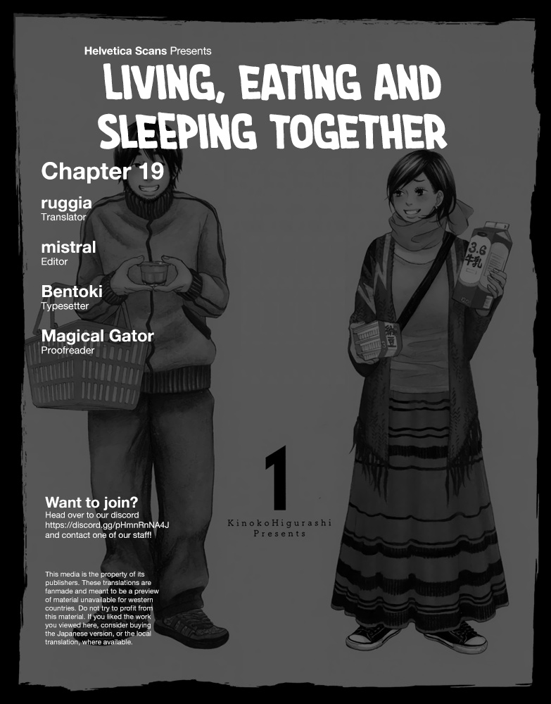 Living, Eating And Sleeping Together Chapter 19 #1