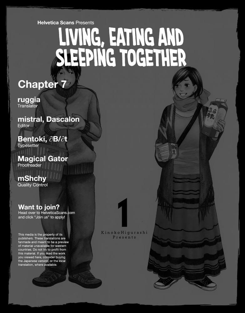 Living, Eating And Sleeping Together Chapter 7 #1