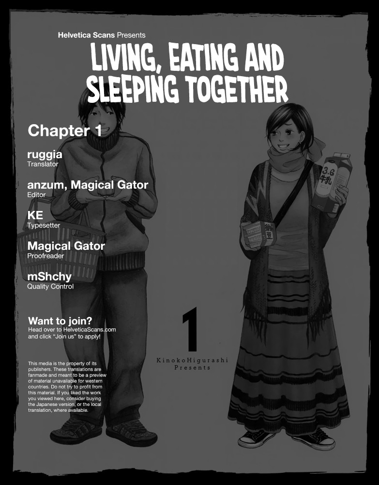 Living, Eating And Sleeping Together Chapter 1 #1