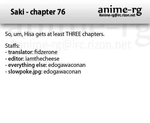 Saki Chapter 76 #16