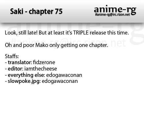Saki Chapter 75 #21