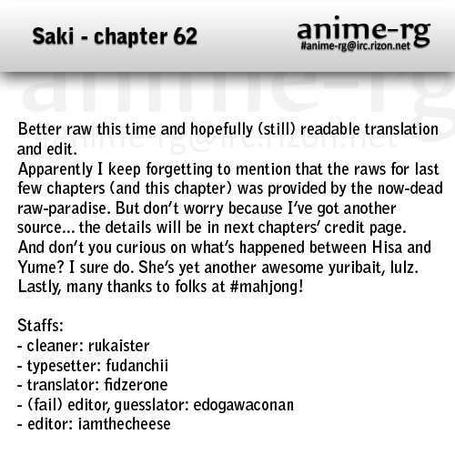 Saki Chapter 62 #19