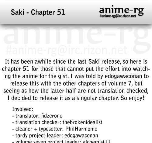 Saki Chapter 51 #22