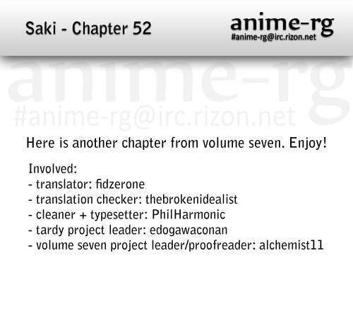 Saki Chapter 52 #18